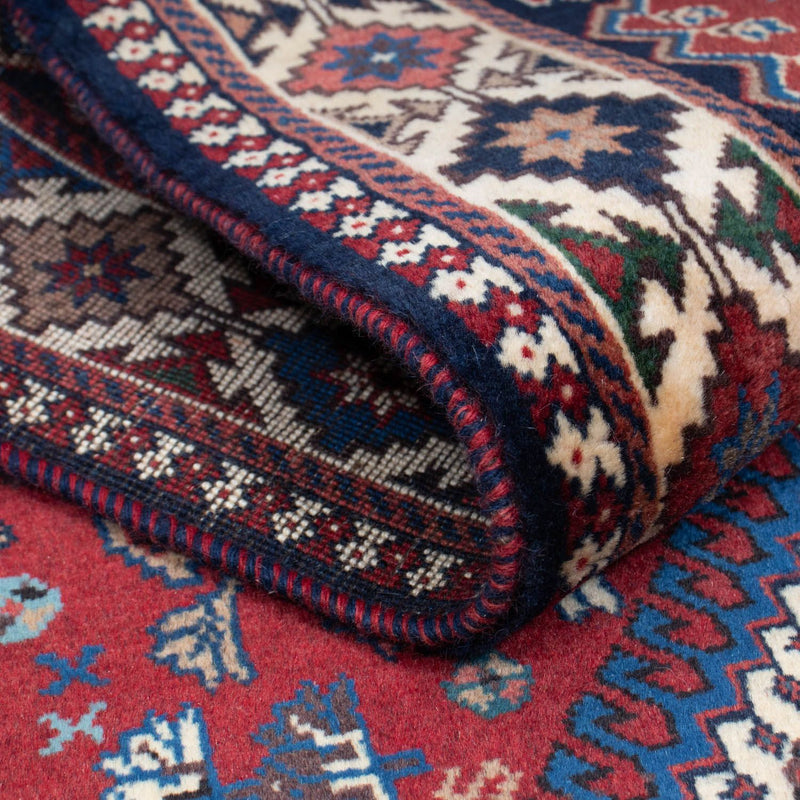 Alfombra de pasillo Alfombra persa - Nómada - 210 x 83 cm - rojo oscuro