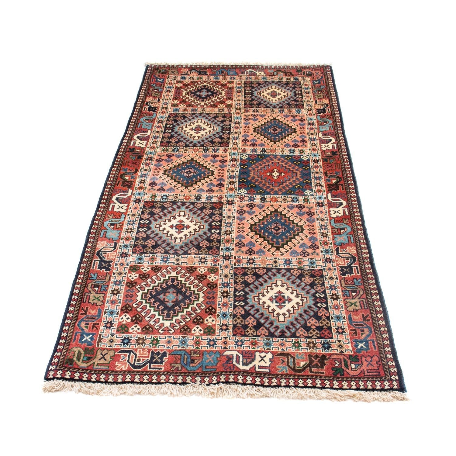 Alfombra de pasillo Alfombra persa - Nómada - 196 x 80 cm - rojo claro