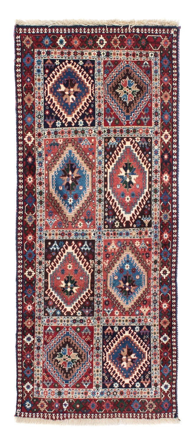Alfombra de pasillo Alfombra persa - Nómada - 190 x 80 cm - azul oscuro