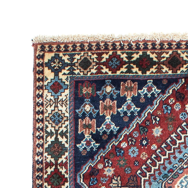 Alfombra de pasillo Alfombra persa - Nómada - 190 x 80 cm - azul oscuro