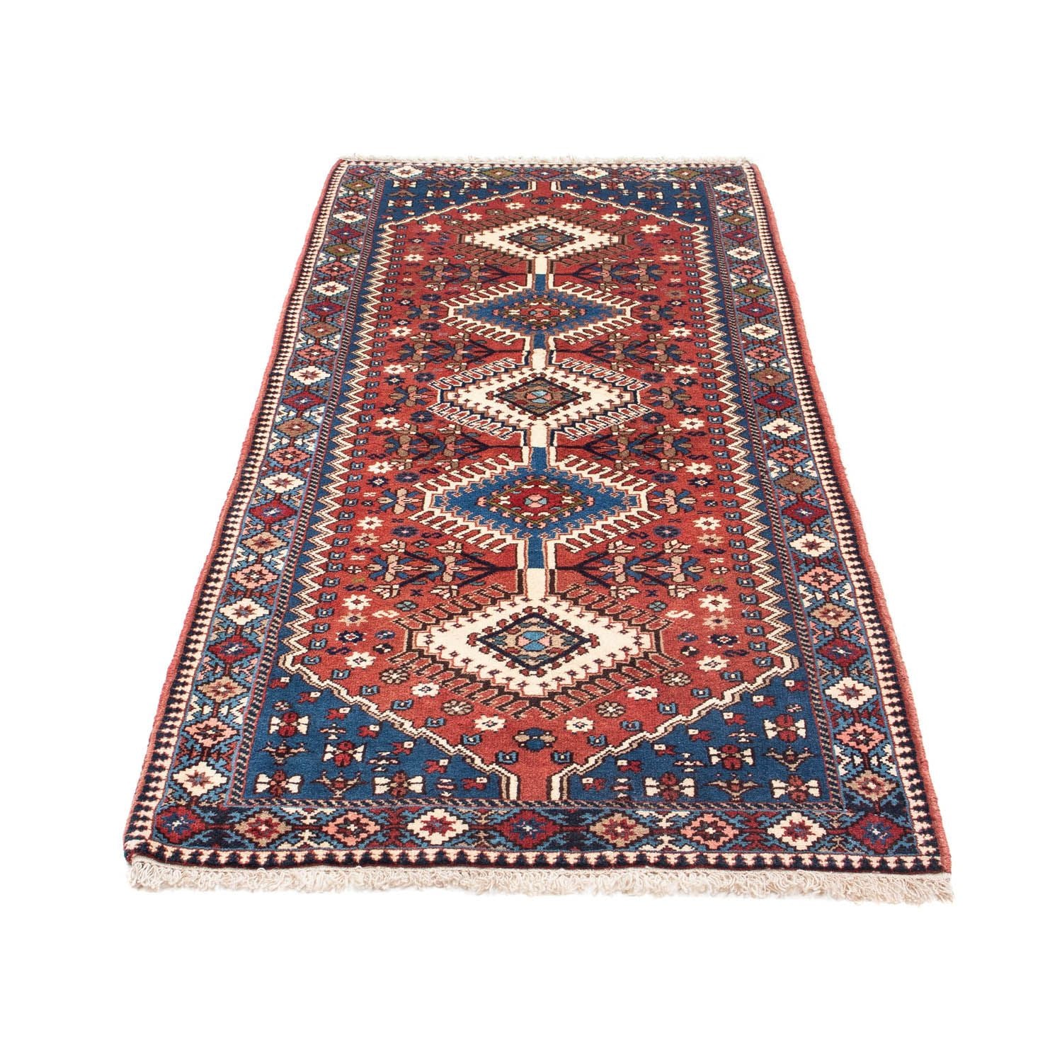 Alfombra de pasillo Alfombra persa - Nómada - 190 x 80 cm - azul oscuro