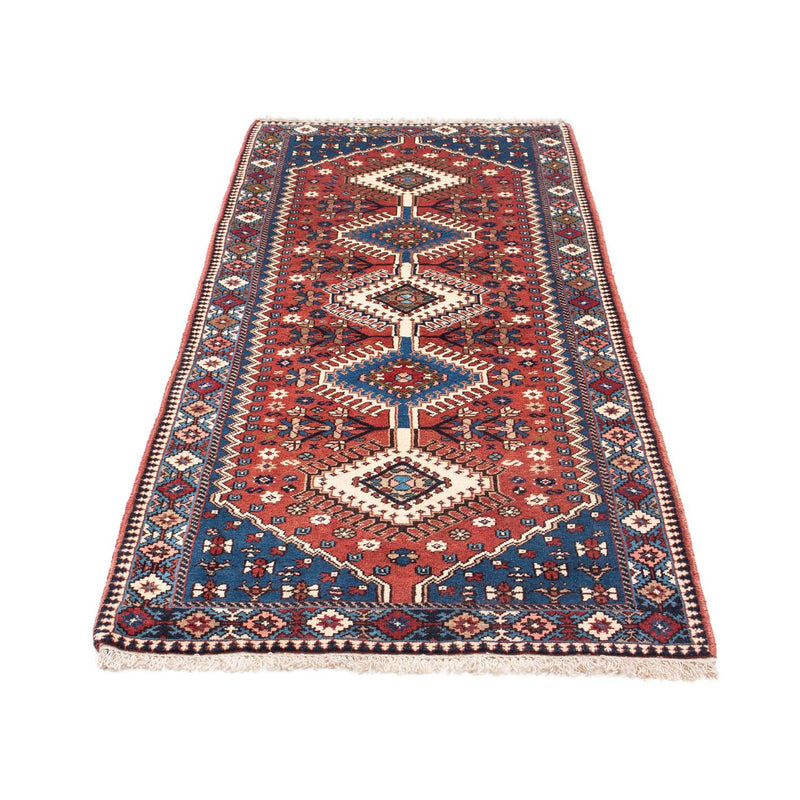 Alfombra de pasillo Alfombra persa - Nómada - 190 x 80 cm - azul oscuro