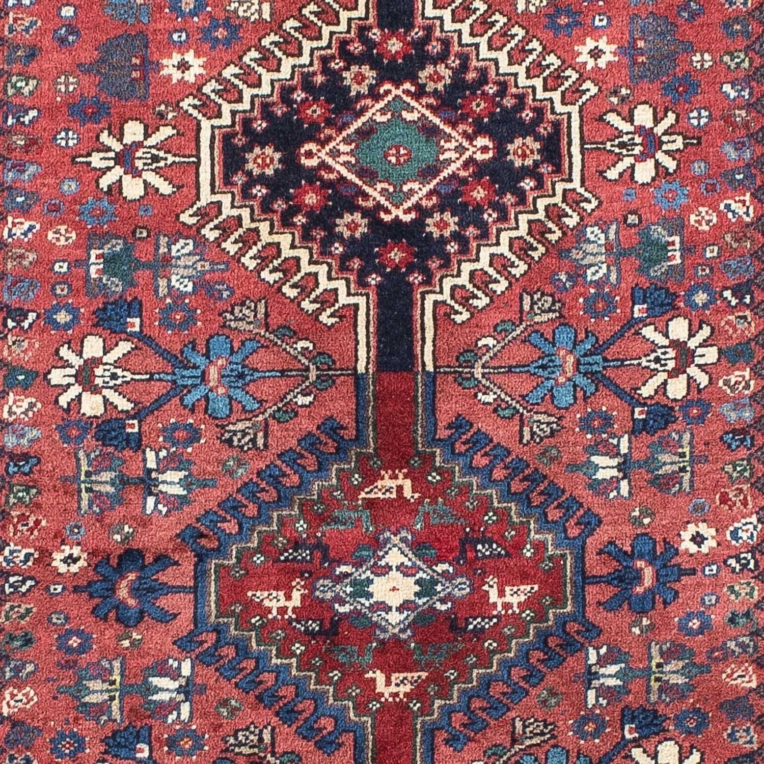 Alfombra de pasillo Alfombra persa - Nómada - 193 x 82 cm - rojo