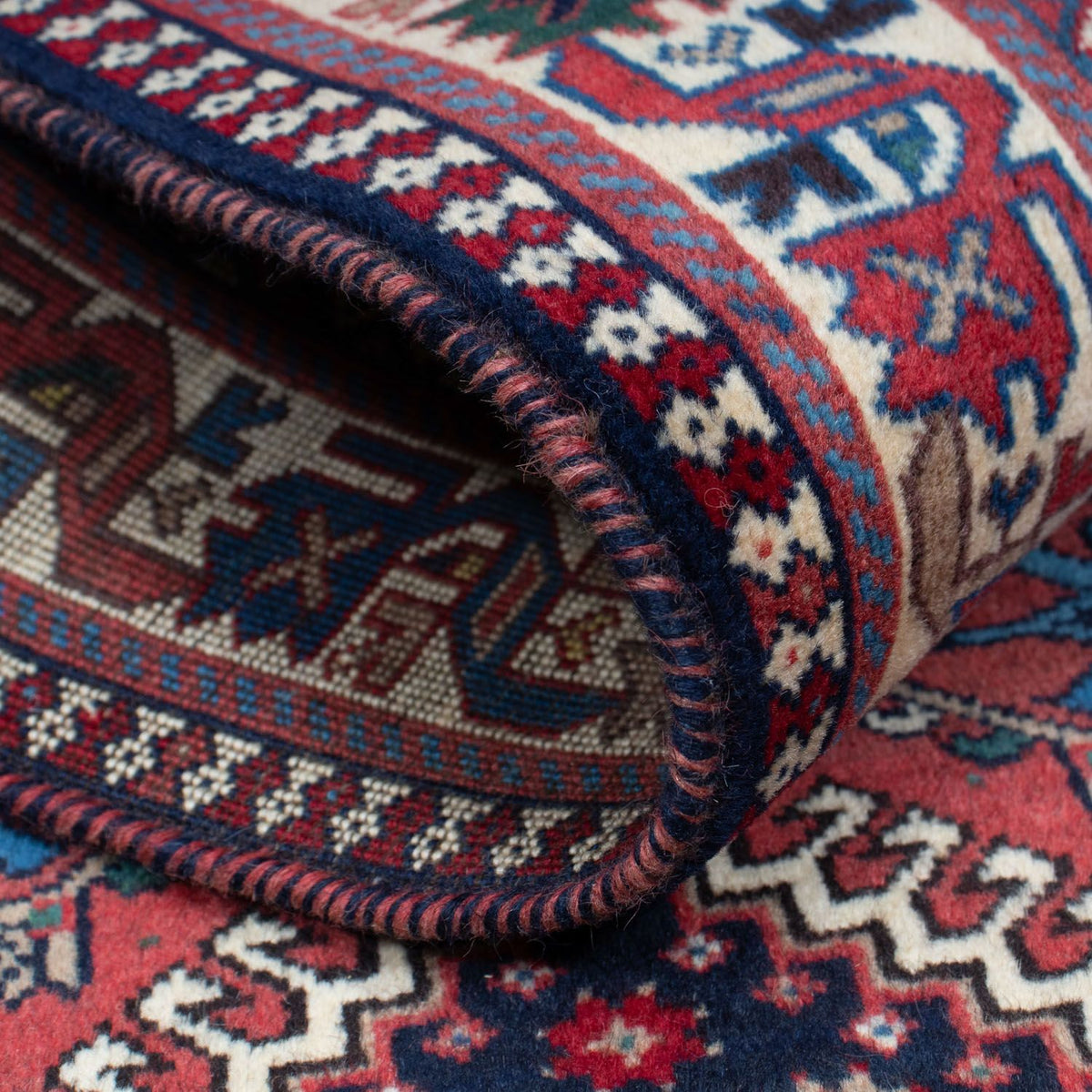 Alfombra de pasillo Alfombra persa - Nómada - 193 x 82 cm - rojo