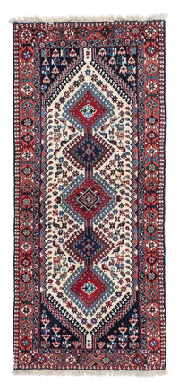 Alfombra de pasillo Alfombra persa - Nómada - 196 x 82 cm - beige