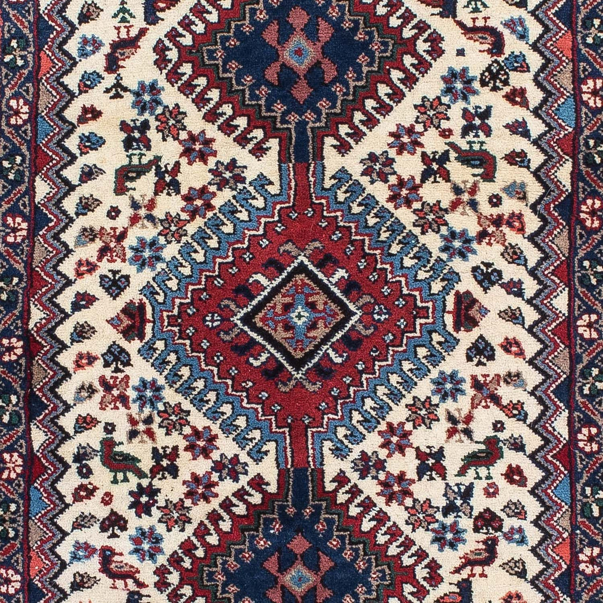 Alfombra de pasillo Alfombra persa - Nómada - 196 x 82 cm - beige