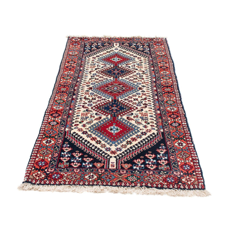 Alfombra de pasillo Alfombra persa - Nómada - 196 x 82 cm - beige