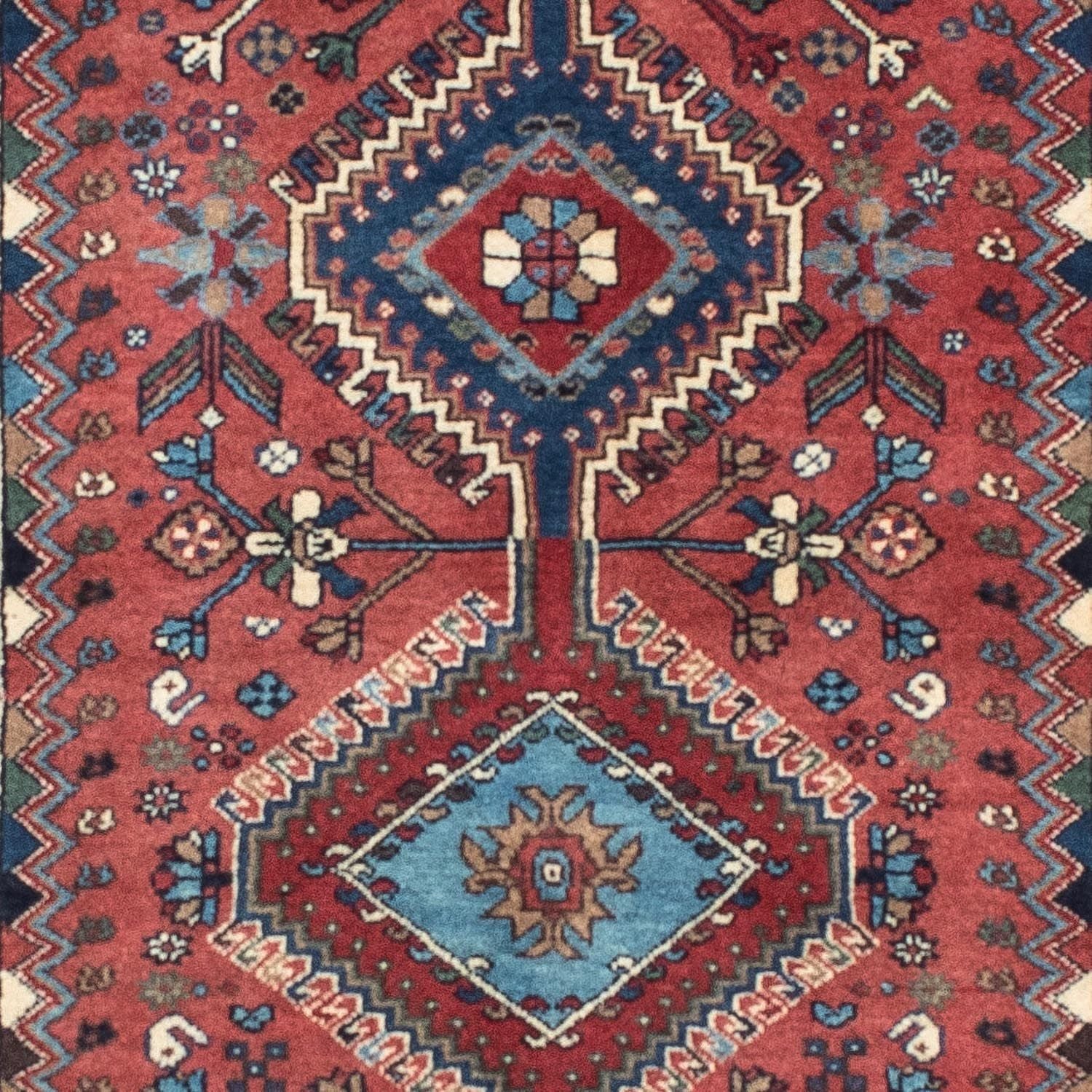 Alfombra de pasillo Alfombra persa - Nómada - 190 x 83 cm - azul oscuro