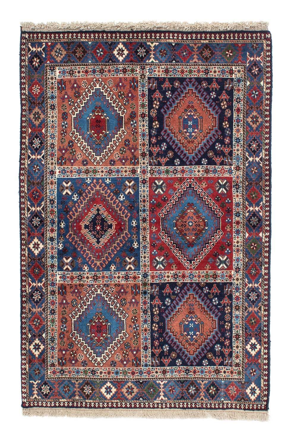Alfombra persa - Nómada - 152 x 102 cm - azul oscuro