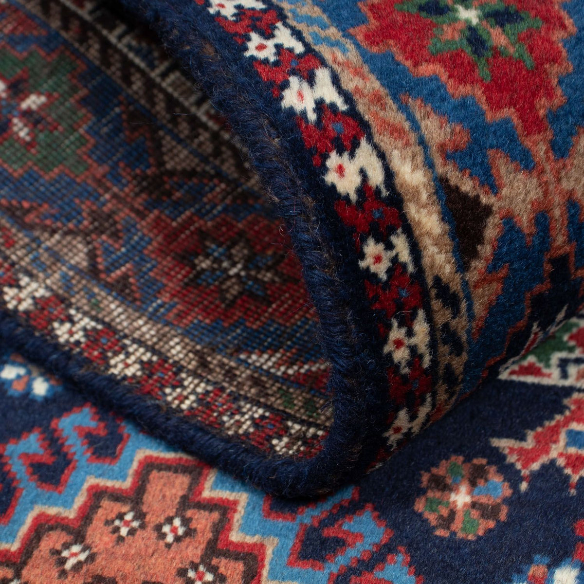 Alfombra persa - Nómada - 152 x 102 cm - azul oscuro