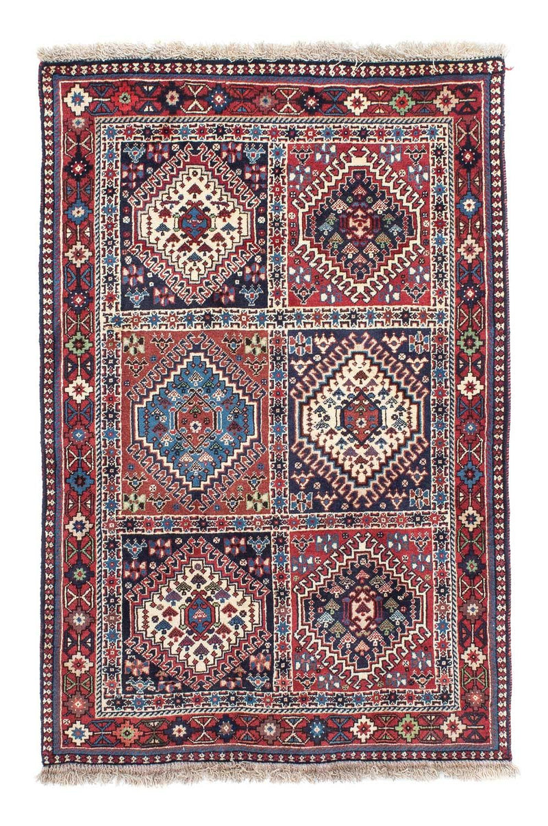 Alfombra persa - Nómada - 148 x 98 cm - rojo claro