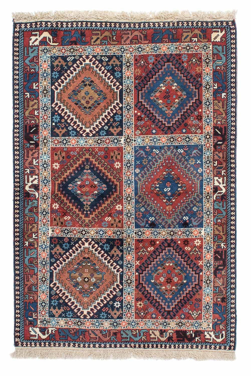 Alfombra persa - Nómada - 144 x 100 cm - azul