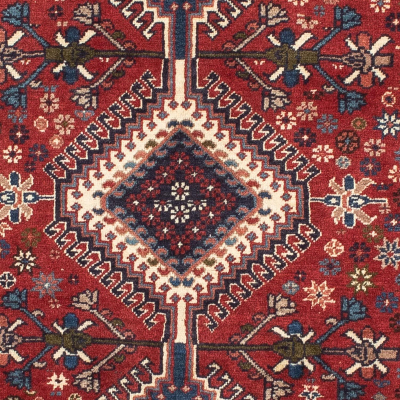 Alfombra persa - Nómada - 151 x 103 cm - rojo oscuro