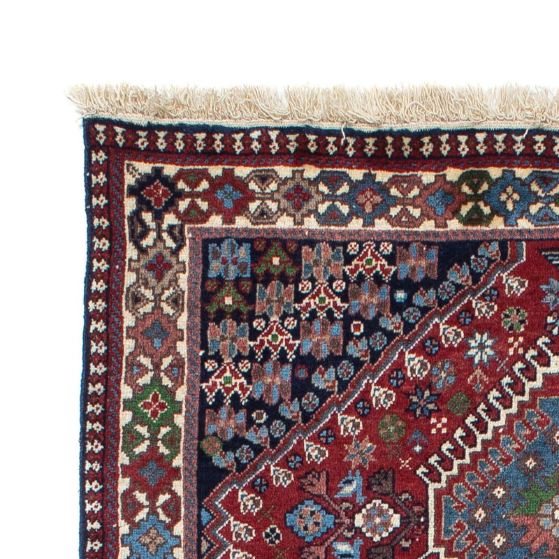 Alfombra persa - Nómada - 145 x 97 cm - rojo oscuro