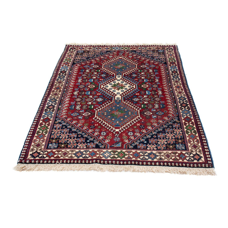 Alfombra persa - Nómada - 145 x 97 cm - rojo oscuro