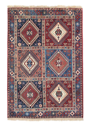 Alfombra persa - Nómada - 143 x 100 cm - azul