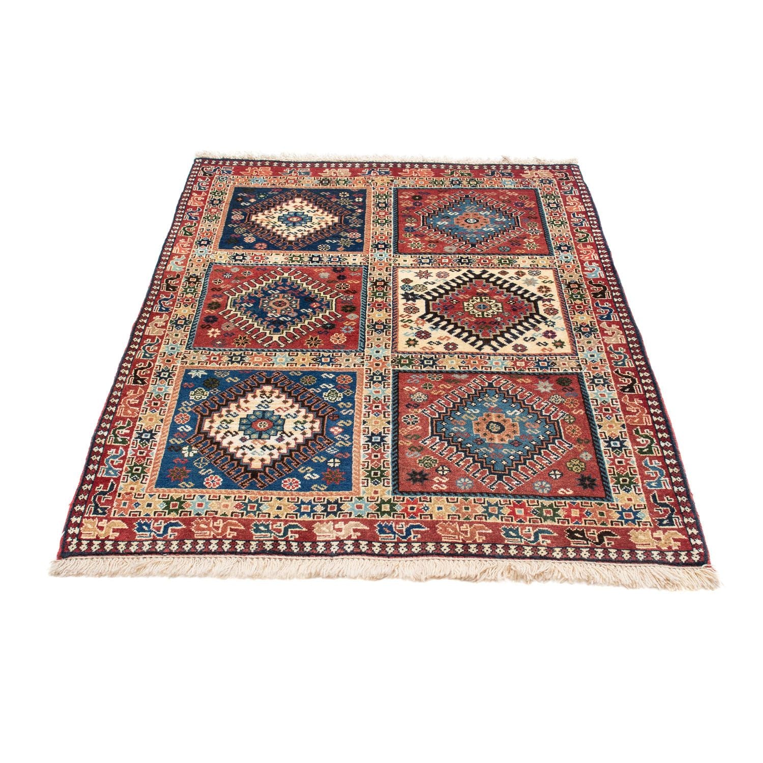 Alfombra persa - Nómada - 145 x 100 cm - marrón