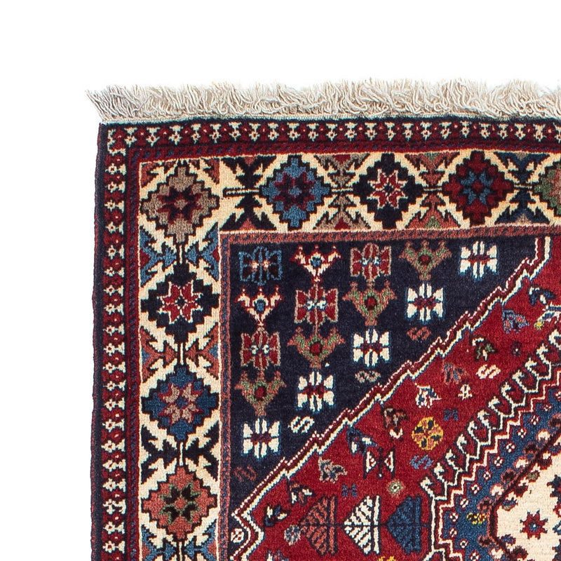 Alfombra persa - Nómada - 158 x 100 cm - rojo oscuro