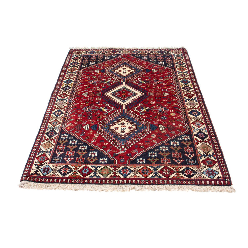 Alfombra persa - Nómada - 158 x 100 cm - rojo oscuro
