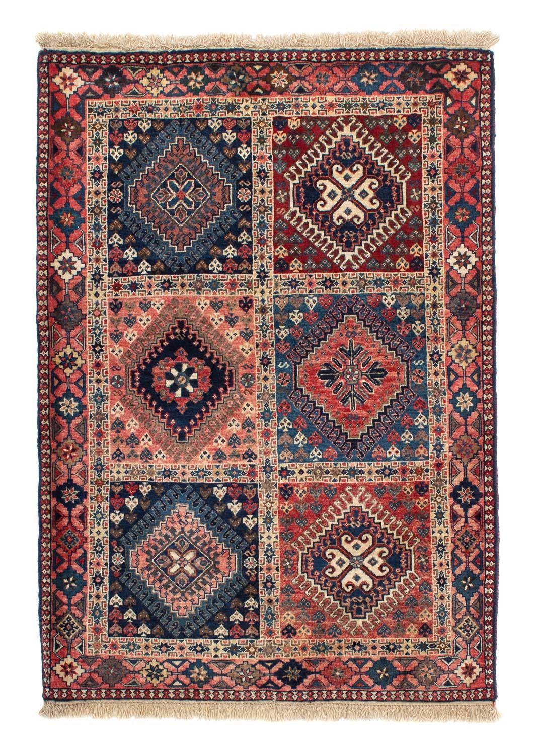 Alfombra persa - Nómada - 152 x 107 cm - rojo claro