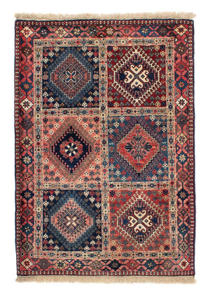 Alfombra persa - Nómada - 152 x 107 cm - rojo claro
