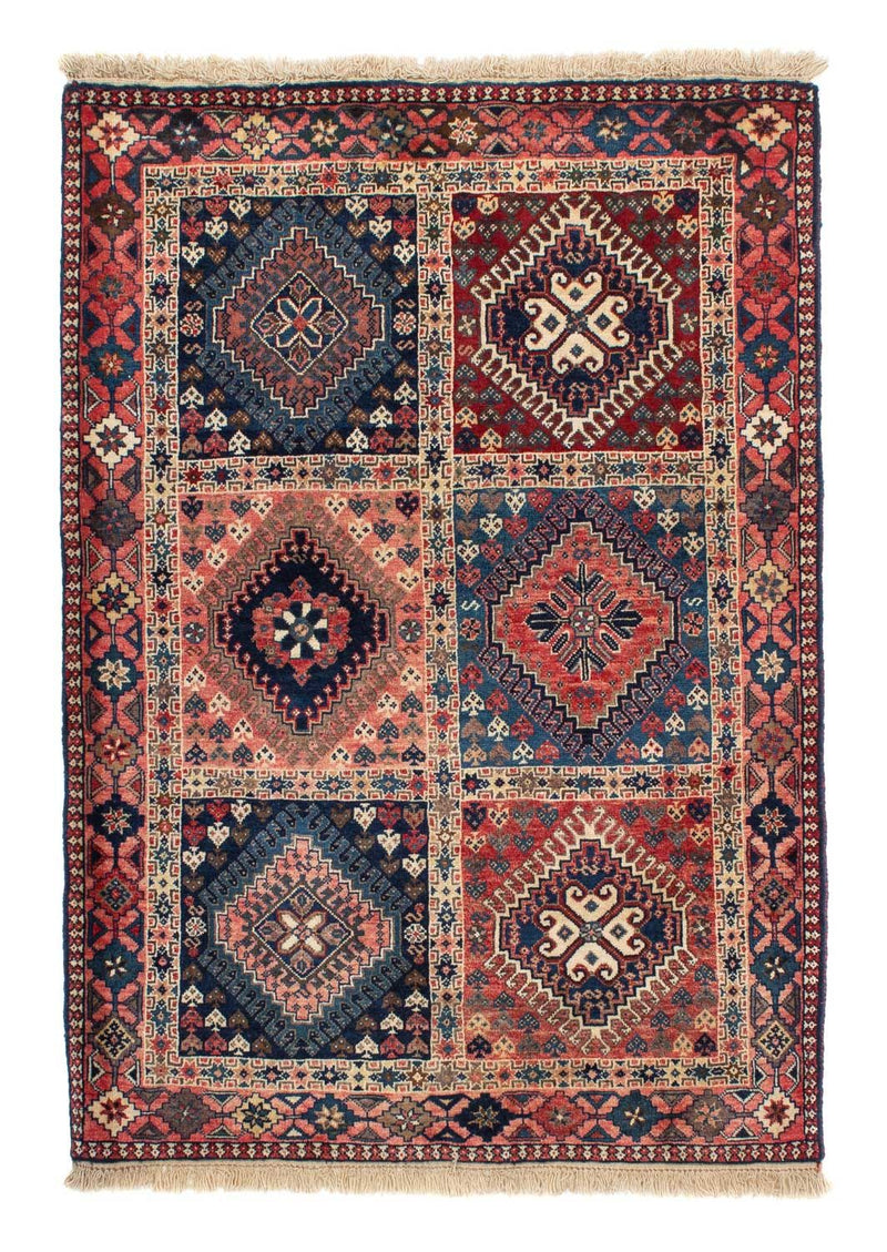 Alfombra persa - Nómada - 152 x 107 cm - rojo claro