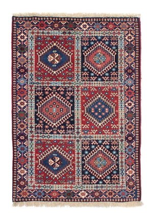 Alfombra persa - Nómada - 142 x 99 cm - azul