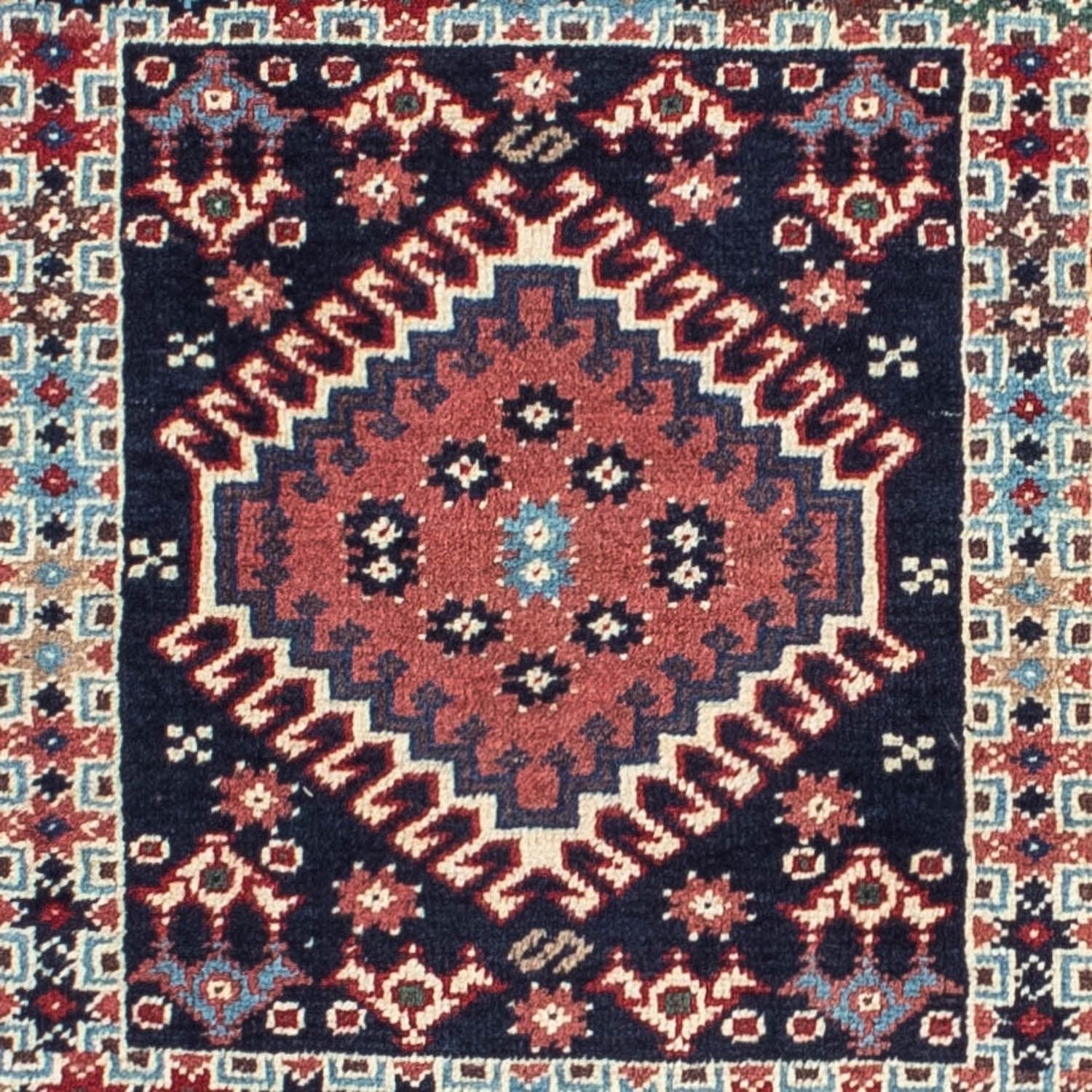Alfombra persa - Nómada - 142 x 99 cm - azul