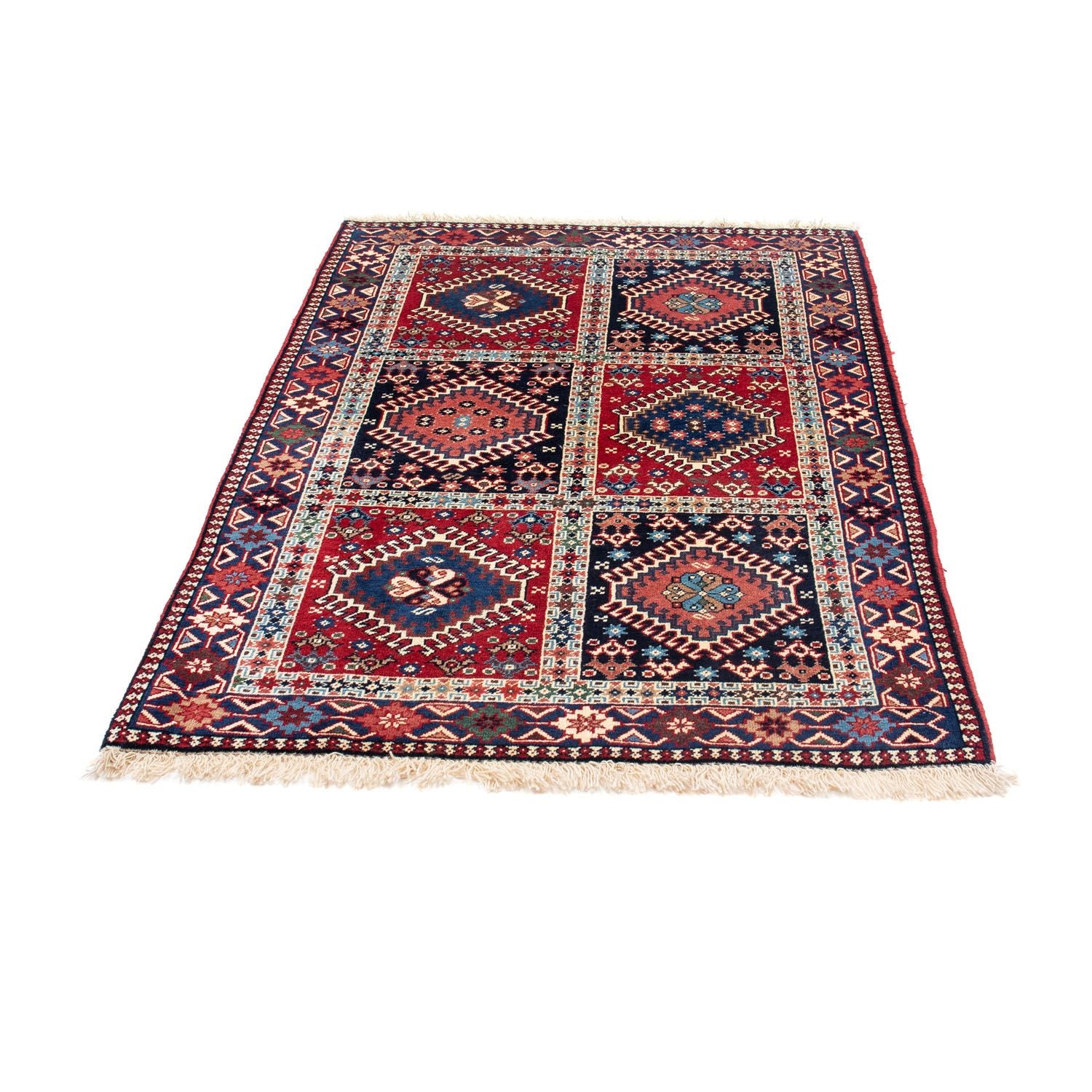 Alfombra persa - Nómada - 142 x 99 cm - azul