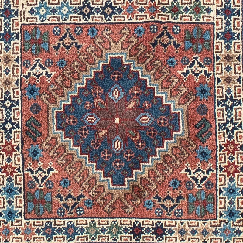 Alfombra persa - Nómada - 136 x 99 cm - azul