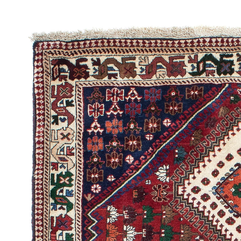 Alfombra persa - Nómada - 149 x 105 cm - rojo oscuro