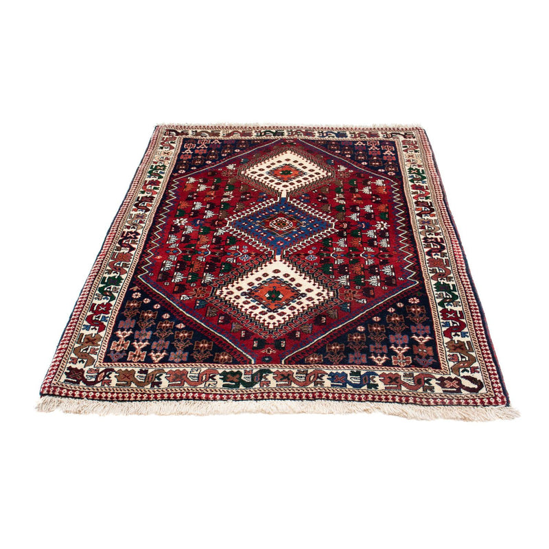 Alfombra persa - Nómada - 149 x 105 cm - rojo oscuro