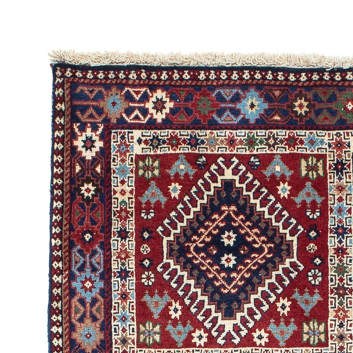 Alfombra persa - Nómada - 149 x 100 cm - azul
