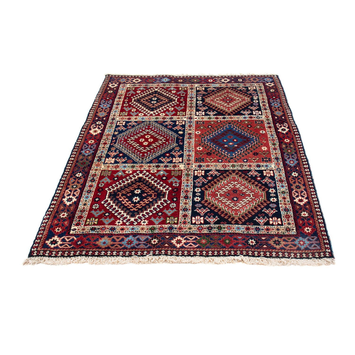 Alfombra persa - Nómada - 149 x 100 cm - azul