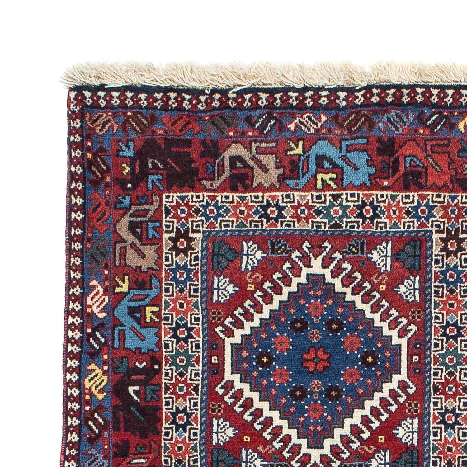 Alfombra persa - Nómada - 147 x 99 cm - multicolor