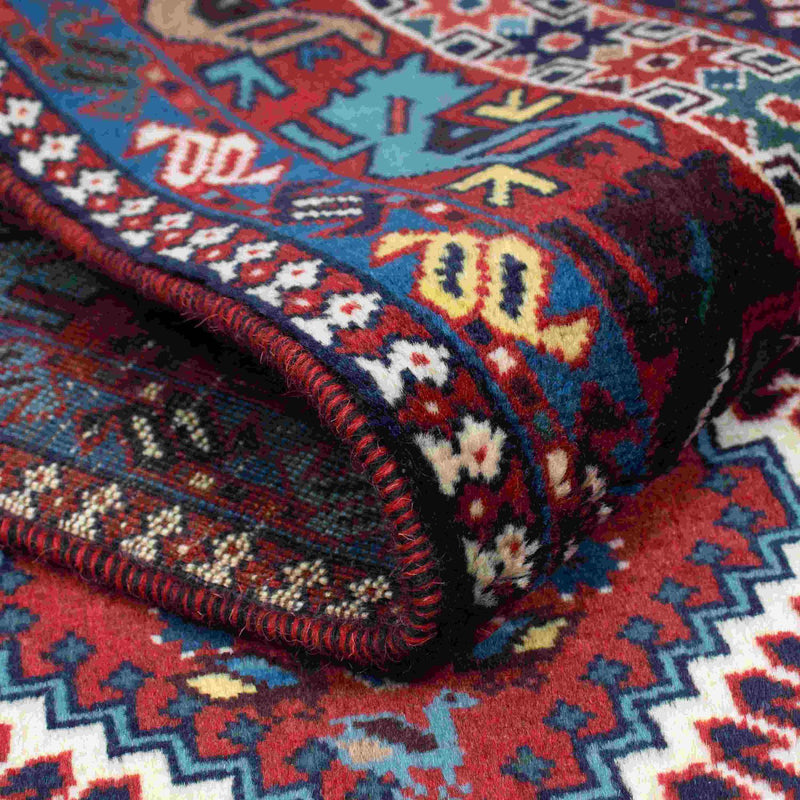 Alfombra persa - Nómada - 147 x 99 cm - multicolor