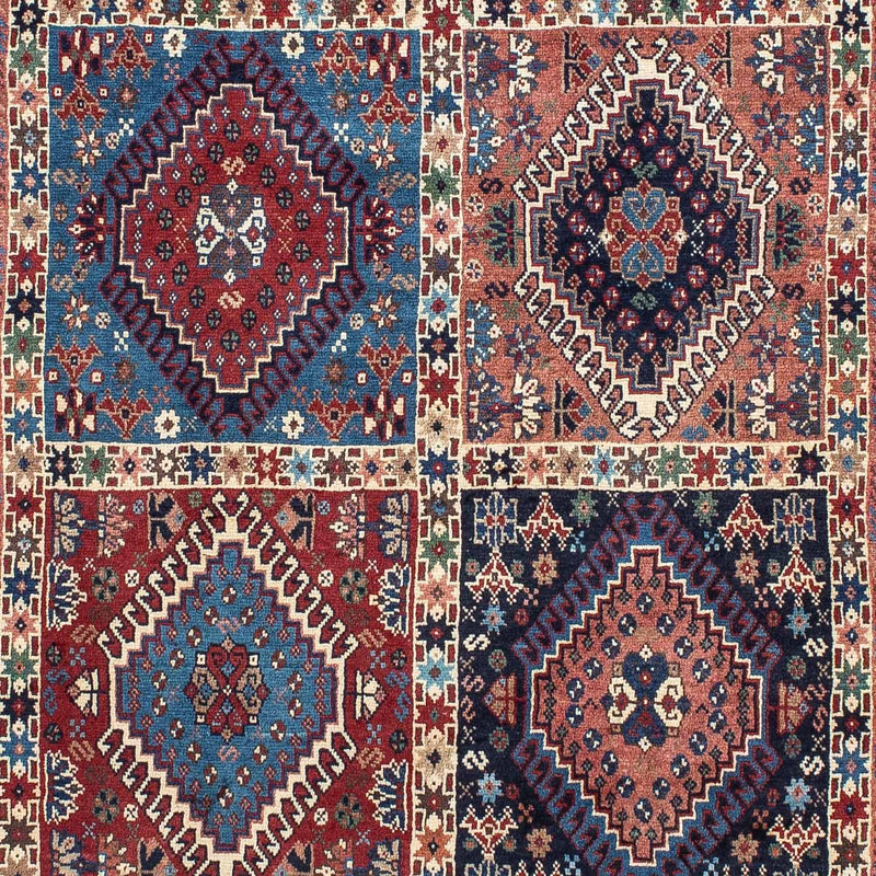 Alfombra persa - Nómada - 156 x 100 cm - rojo claro