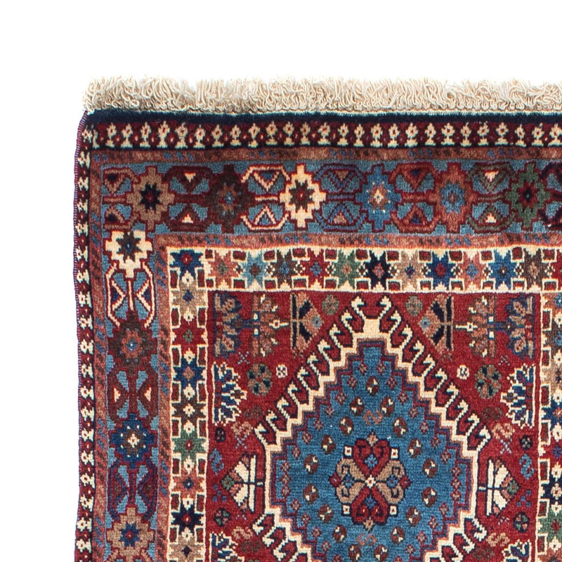 Alfombra persa - Nómada - 156 x 100 cm - rojo claro