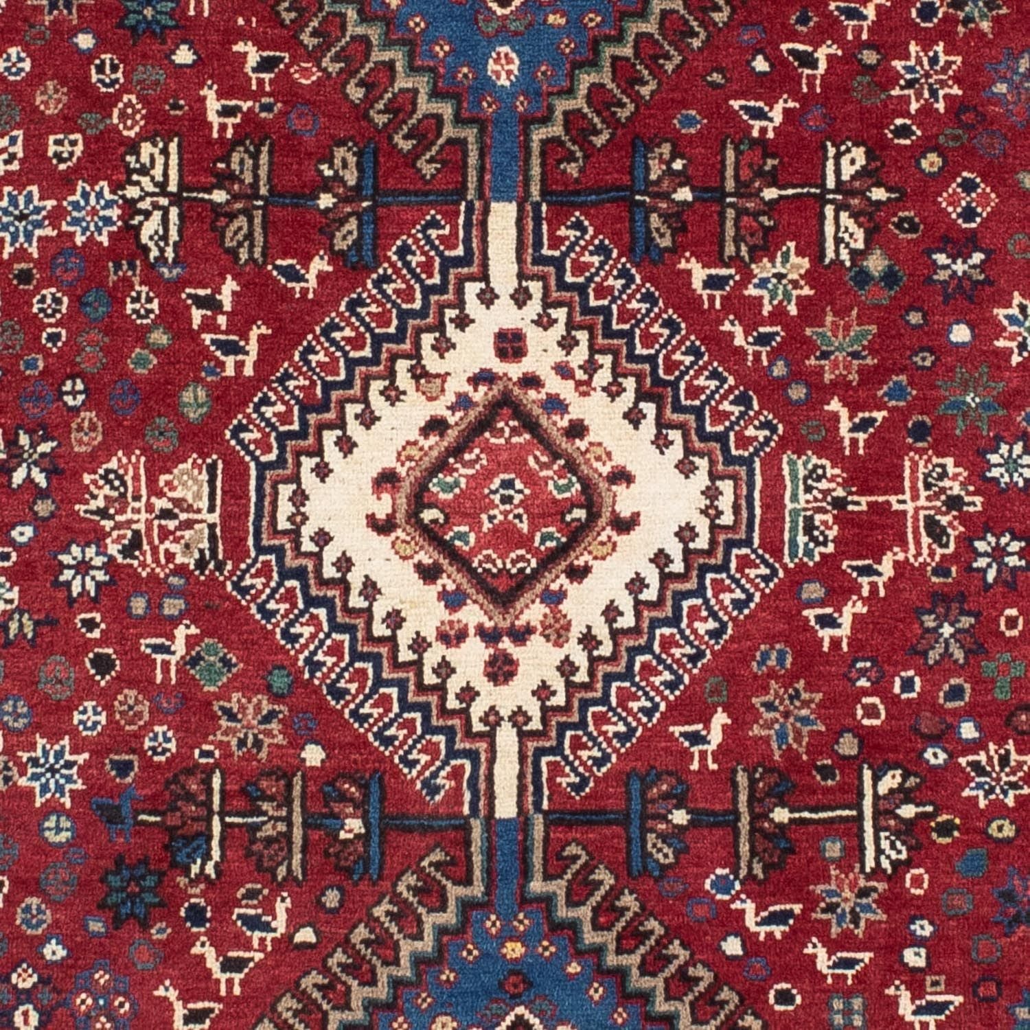 Alfombra persa - Nómada - 164 x 100 cm - rojo