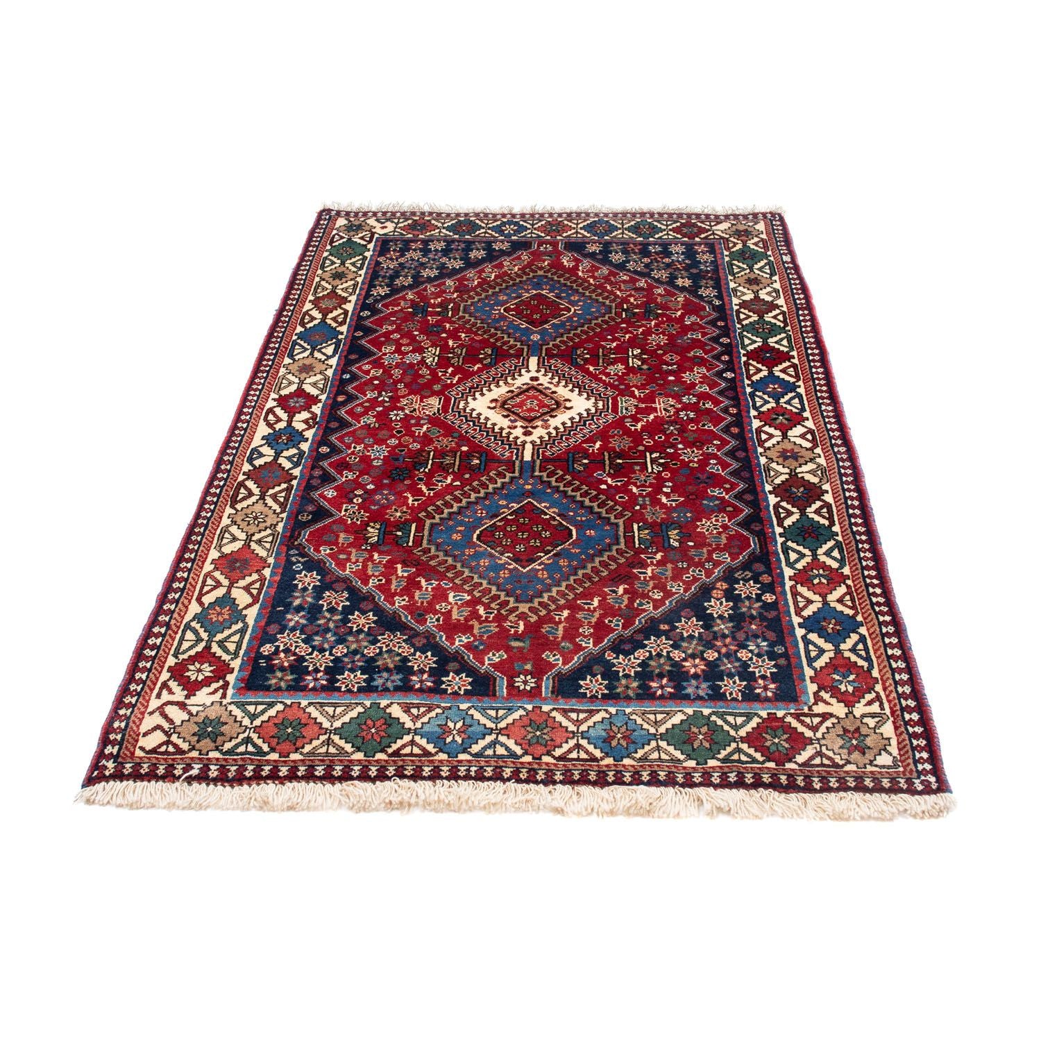 Alfombra persa - Nómada - 164 x 100 cm - rojo