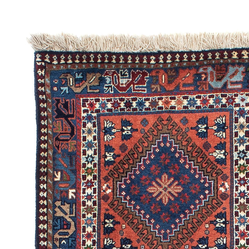 Alfombra persa - Nómada - 154 x 102 cm - azul oscuro