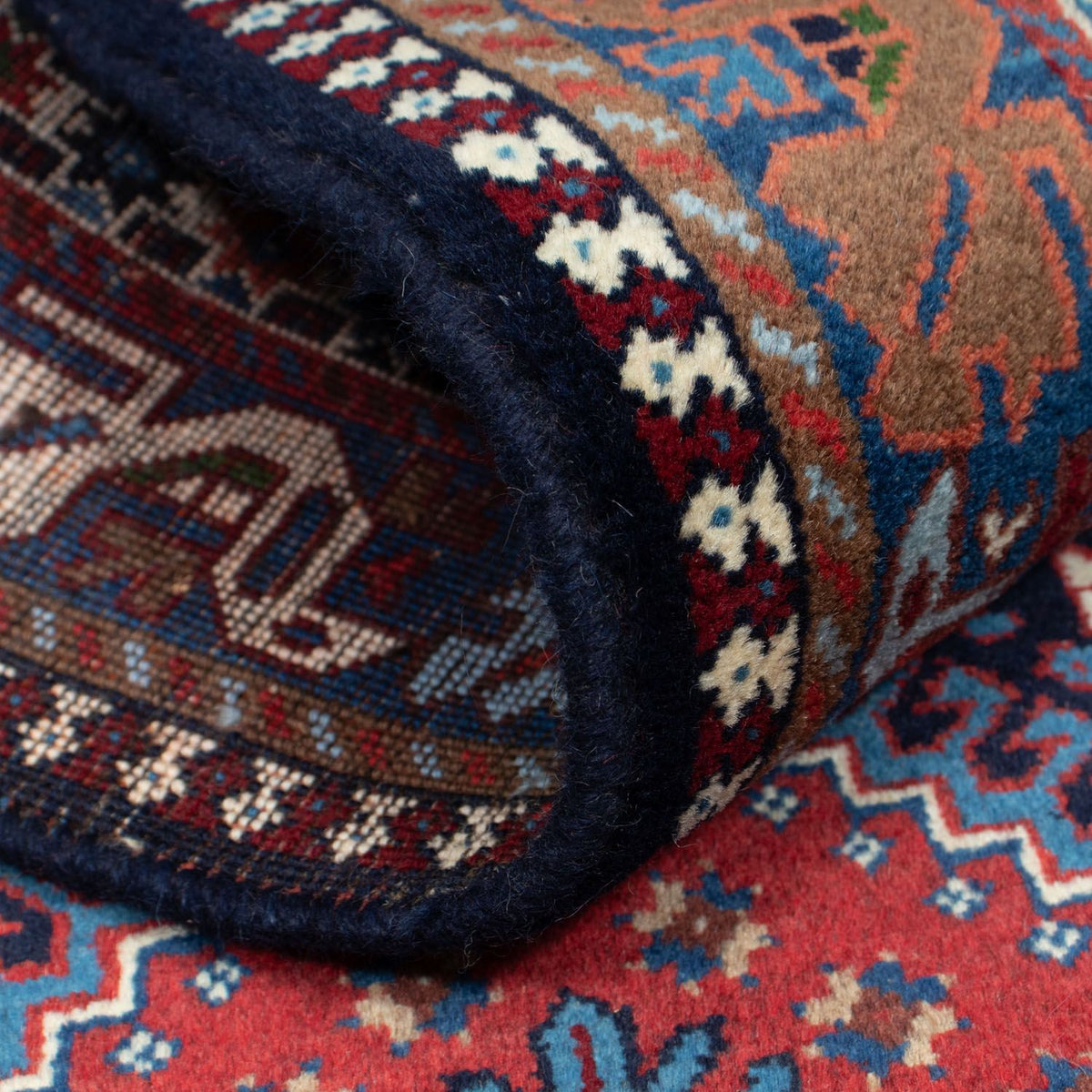 Alfombra persa - Nómada - 154 x 102 cm - azul oscuro