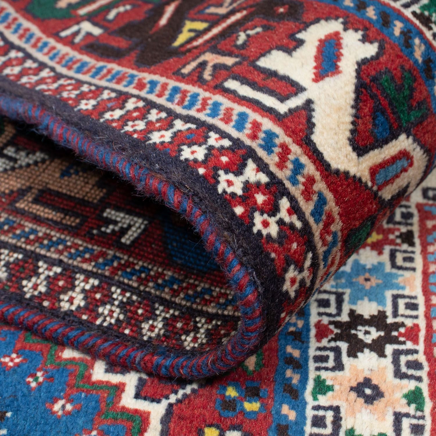 Alfombra persa - Nómada - 150 x 101 cm - multicolor