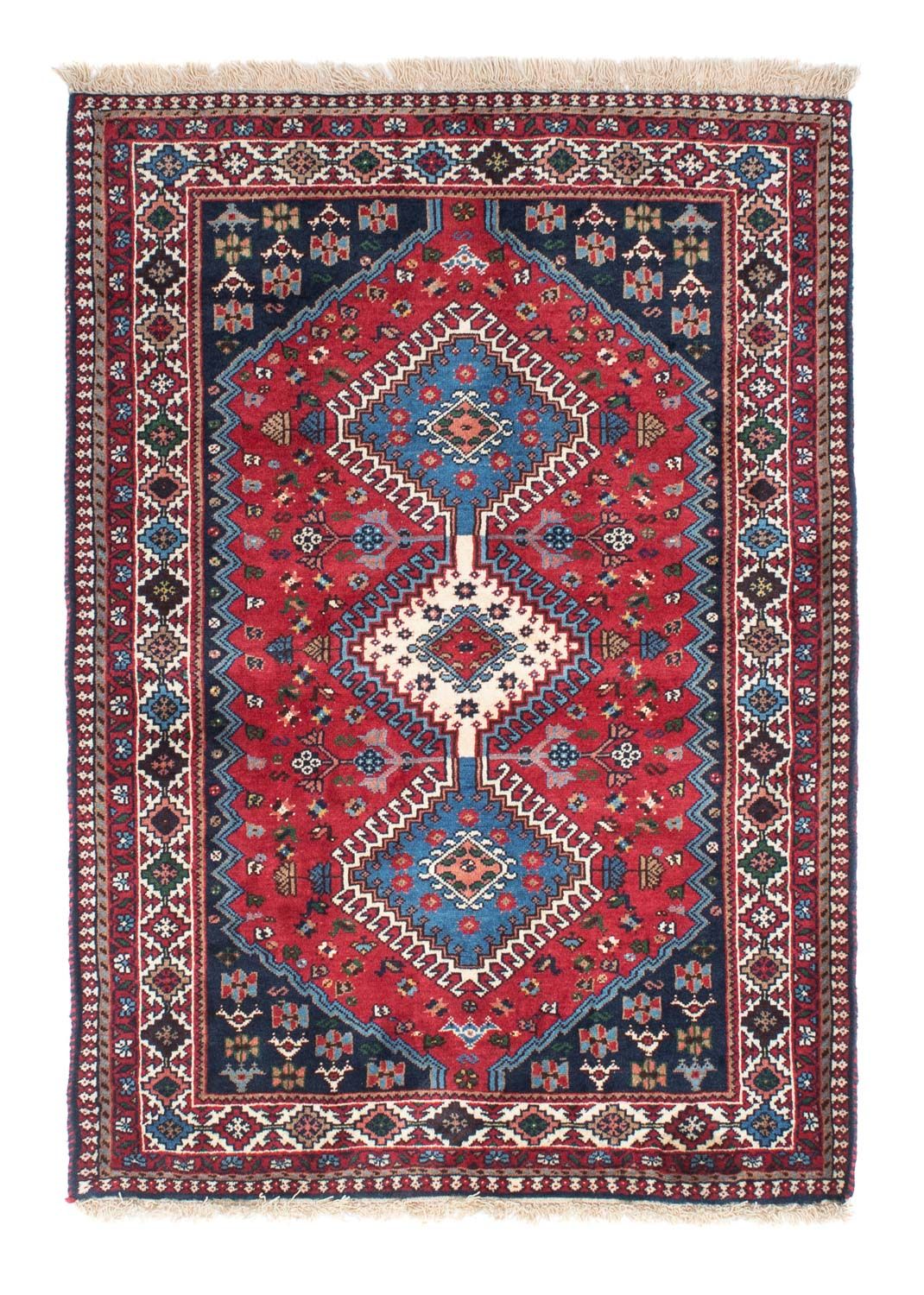 Alfombra persa - Nómada - 143 x 102 cm - rojo