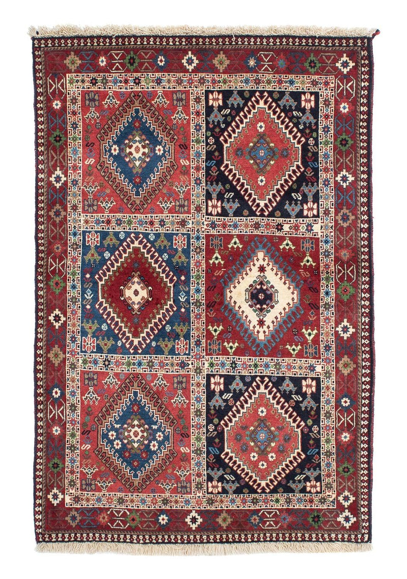 Alfombra persa - Nómada - 148 x 100 cm - rojo