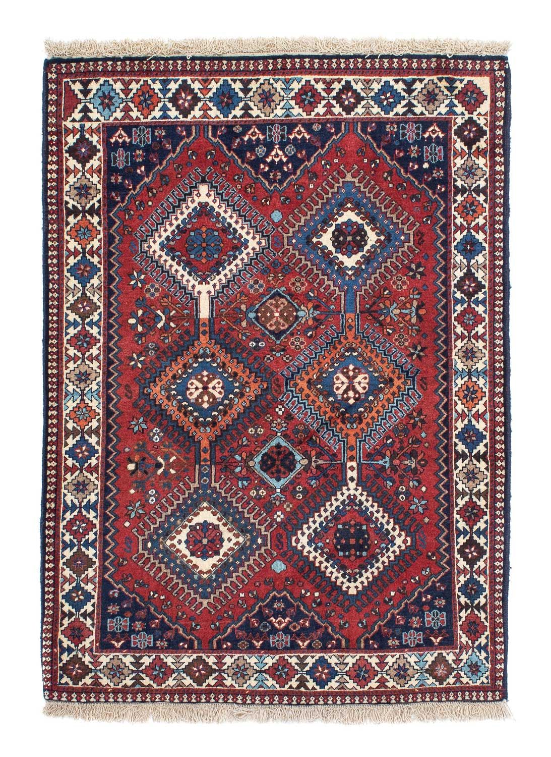 Alfombra persa - Nómada - 147 x 102 cm - rojo