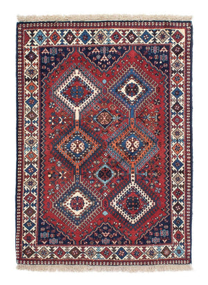 Alfombra persa - Nómada - 147 x 102 cm - rojo