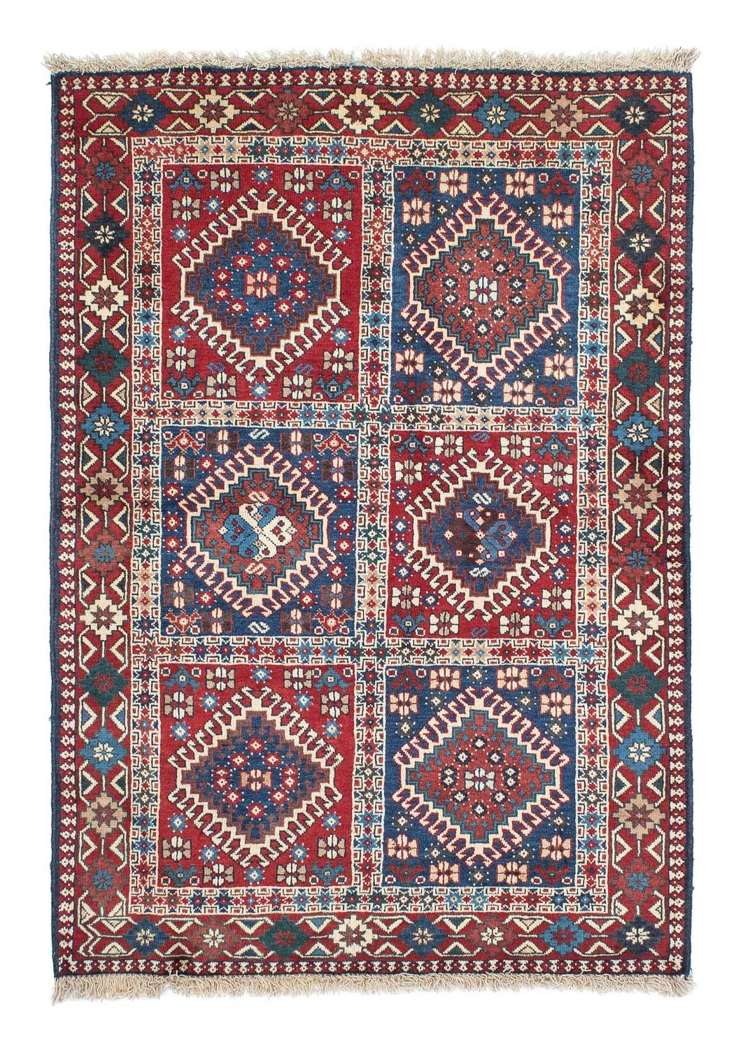 Alfombra persa - Nómada - 144 x 99 cm - azul