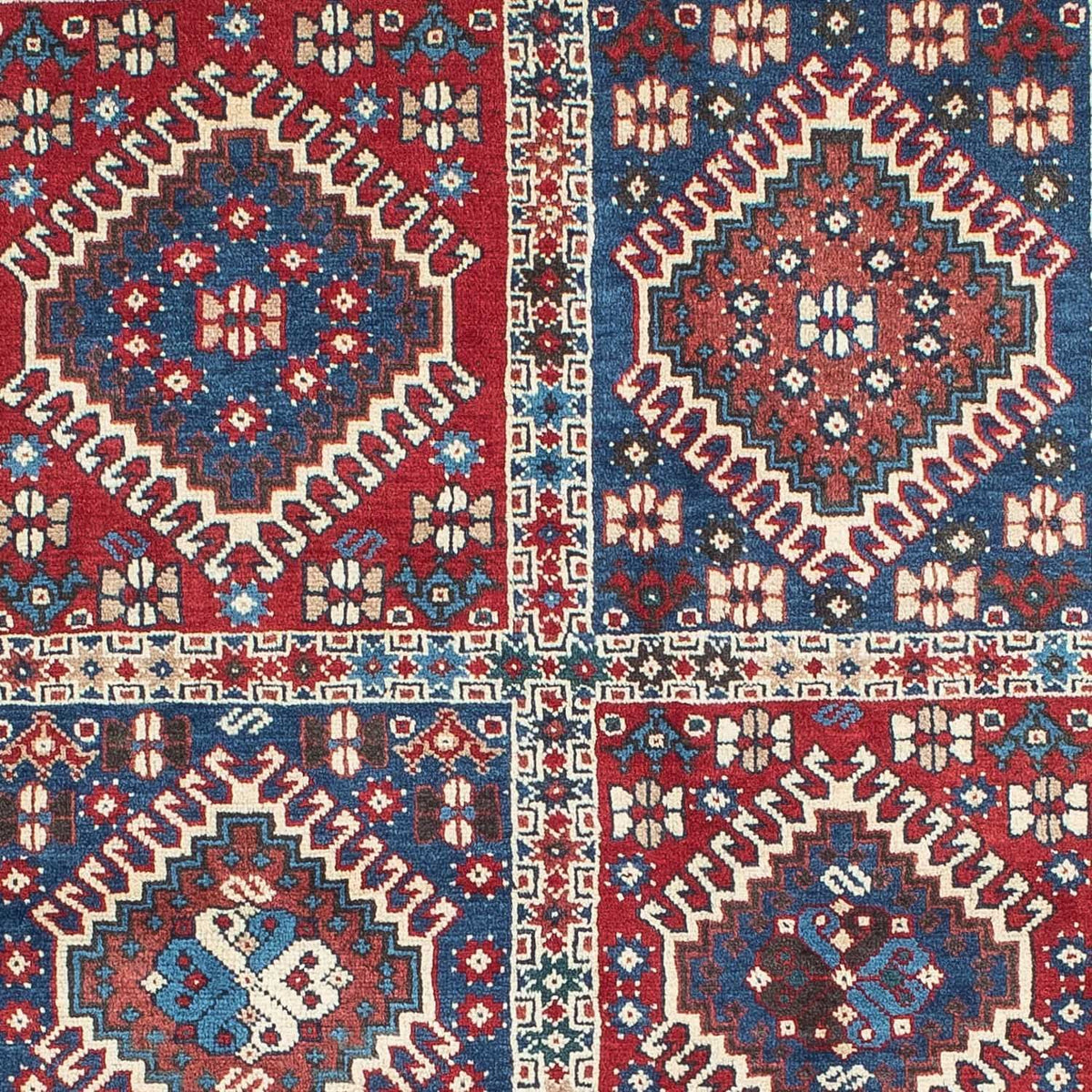 Alfombra persa - Nómada - 144 x 99 cm - azul