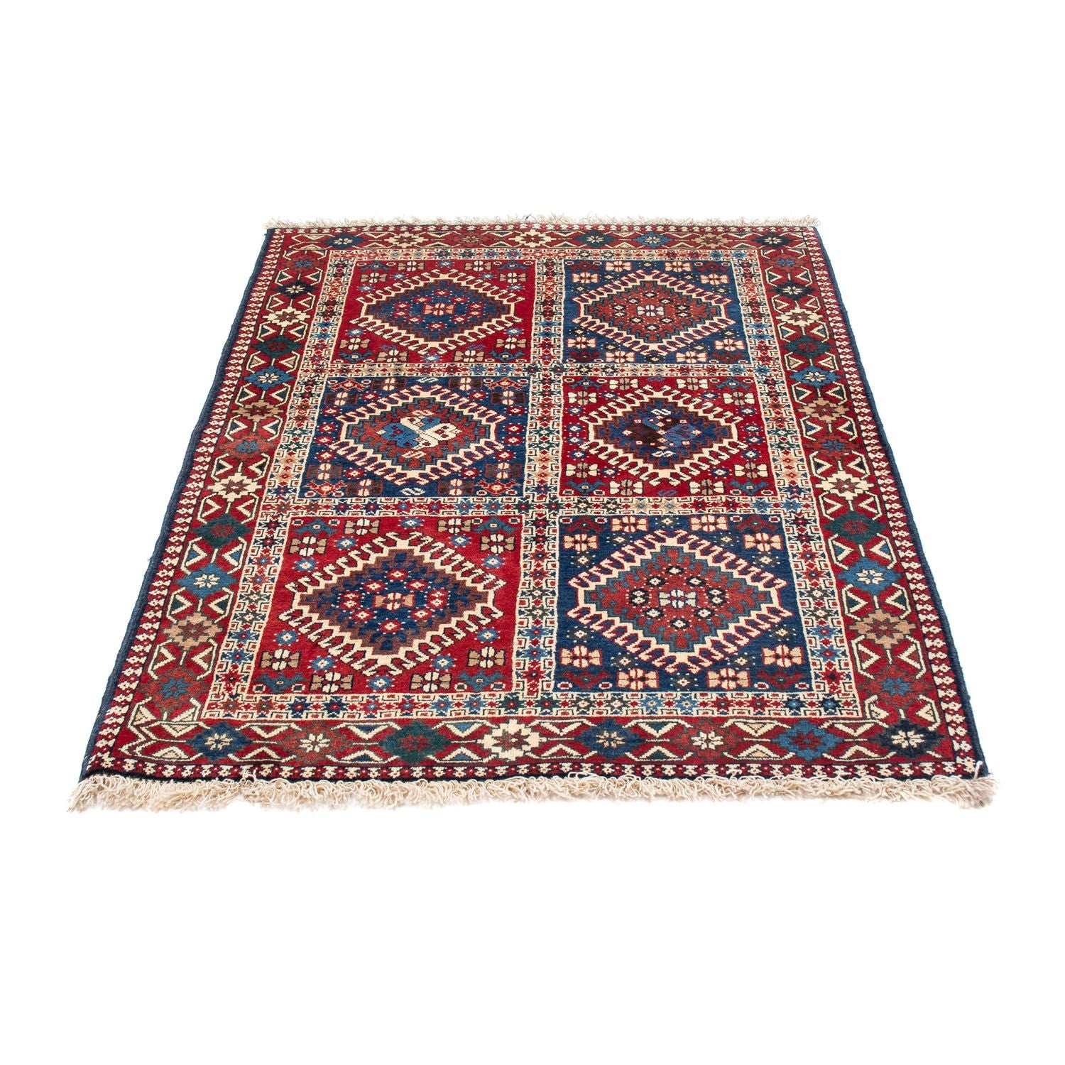 Alfombra persa - Nómada - 144 x 99 cm - azul